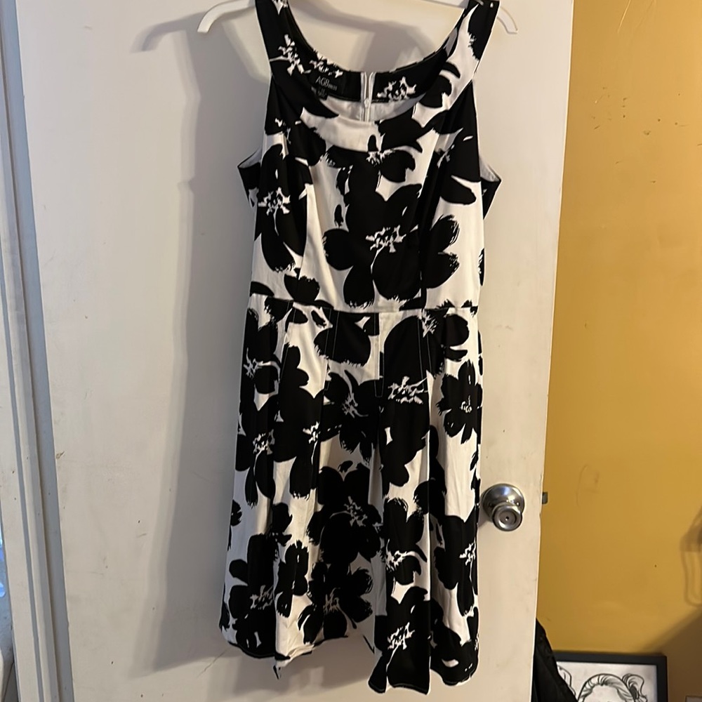 Black and white dress